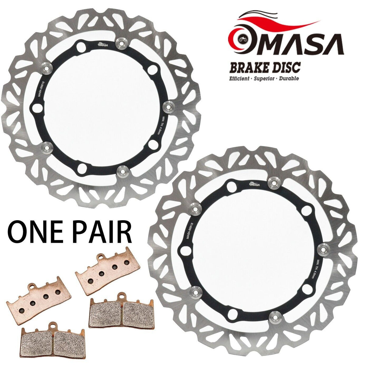 BrakeRotor+Pads for BMW R 850 R 04-07 R 1150 R 01-06 R 1150 R ROCKSTER 03-06
