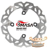 Brake Rotor+Pads for KAWASAKI GPX R 750 1986-1990