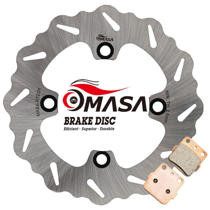 Brake Rotor+Pads for KAWASAKI KX 80/85 97'-23 KX100 05-17  KX BIG WHEEL 85 01-23