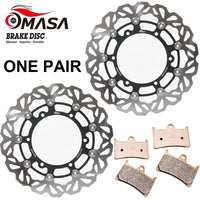 Brake Rotor+Pads for  YAMAHA YZF R6 600 99-02 BT BULLDOG 1000 02-06
