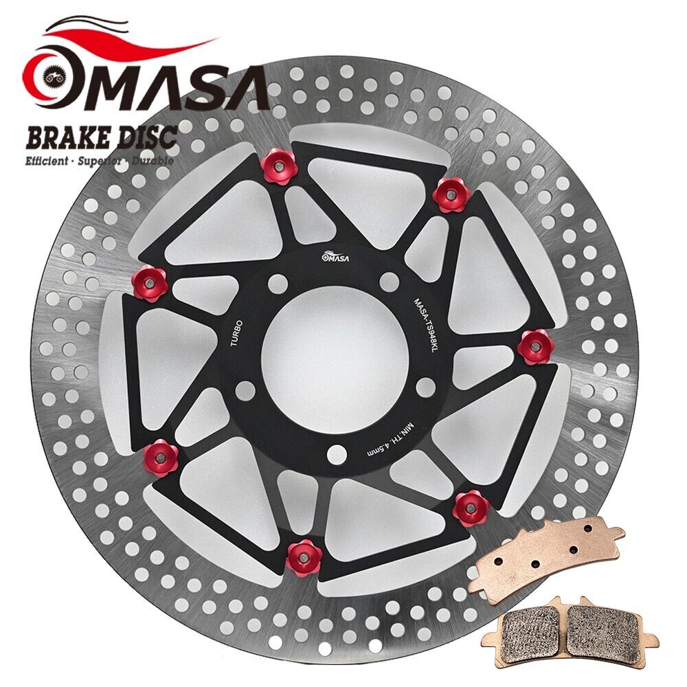 Floating Brake Rotor+Pads for TRIUMPH 1050cc SPEED TRIPLE R 2012-2013