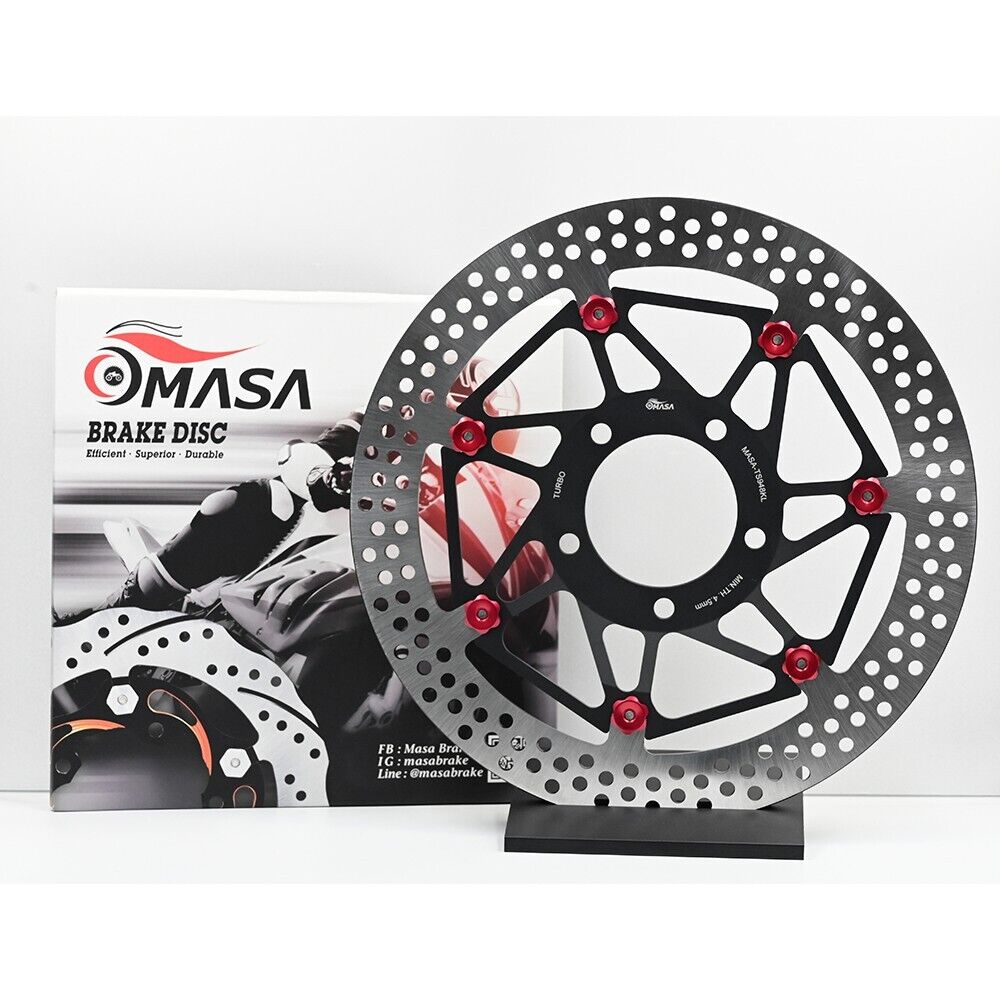 Floating Brake Rotor+Pads for TRIUMPH 1050cc SPEED TRIPLE R 2012-2013