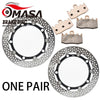 Brake Rotor+Pads for BMW R 1200 GS ABS 04-12 R 1200 ADVENTURE 06-13