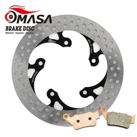Brake Rotor+Pads for APRILIA CAPONORD TRAVEL PACK ABS 1200 2016-2017